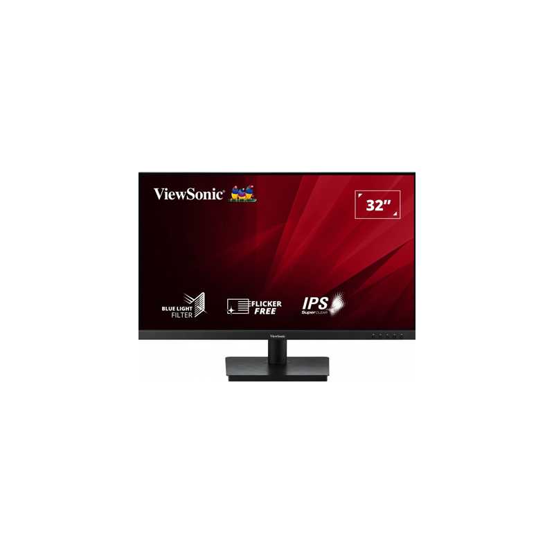 Viewsonic VA3209-MH 32 Inch IPS  Frameless Monitor, 75Hz, 4ms, VGA, HDMI, HD, Full HD 1080p, Built-In Speakers, VESA