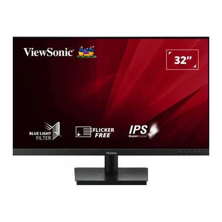 Viewsonic VA3209-MH 32 Inch IPS  Frameless Monitor, 75Hz, 4ms, VGA, HDMI, HD, Full HD 1080p, Built-In Speakers, VESA