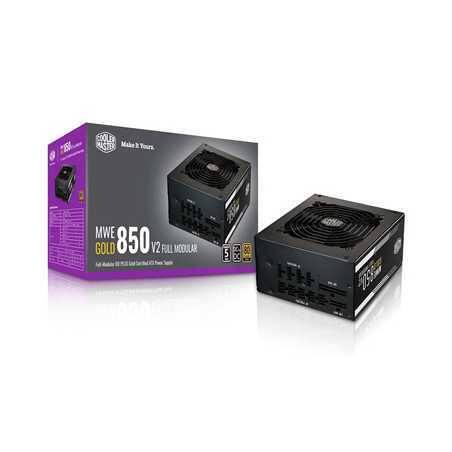 Cooler Master MWE Gold V2 850W 120mm HDB Fan 80 PLUS Gold Fully Modular PSU