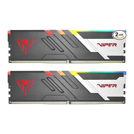 Patriot Viper Venom RGB PVVR532G620C40K 32GB (2x16GB) System Memory, 6200MHz, DDR5 Kit