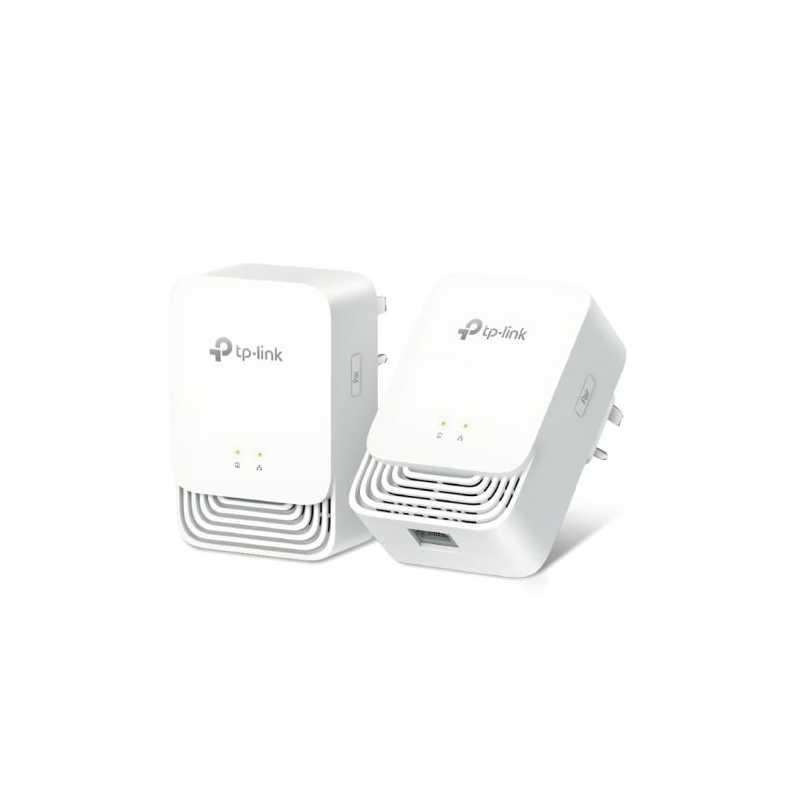 TP-LINK (PG1200 KIT) Wired 607Mbps G.hn1200 Powerline Adapter Kit, 1+1 GB Port, Power Saving Mode