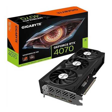 Gigabyte Nvidia GeForce RTX 4070 SUPER WINDFORCE OC 12GB Graphics Card