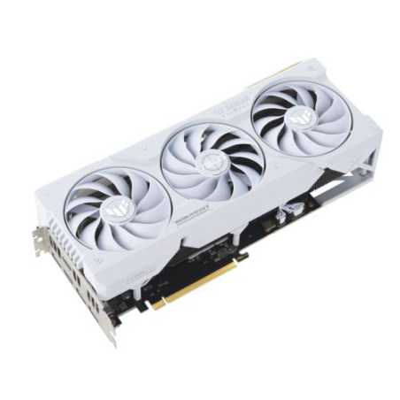 Asus TUF GAMING RTX4070 Ti SUPER OC White, 16GB DDR6X, 2 HDMI, 3 DP, 2670MHz Clock, RGB Lighting, Overlocked 