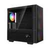 DeepCool CH560 Digital Micro ATX Case with Tempered Glass Side Panel, 1 x USB 3.0, 7 x Expansion Slots with support for a 360mm 