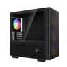 DeepCool CH560 Digital Micro ATX Case with Tempered Glass Side Panel, 1 x USB 3.0, 7 x Expansion Slots with support for a 360mm 