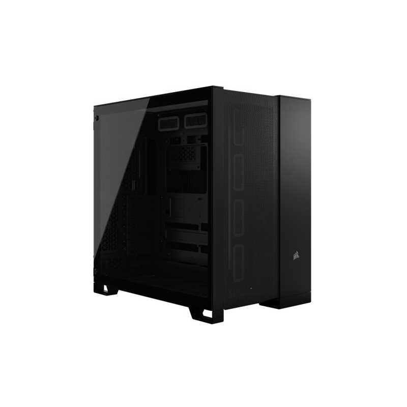 Corsair 6500D Airflow Dual Chamber Gaming Case w/ Glass Window, ATX, No Fans Inc., Fully Mesh Panelling, USB-C, Black