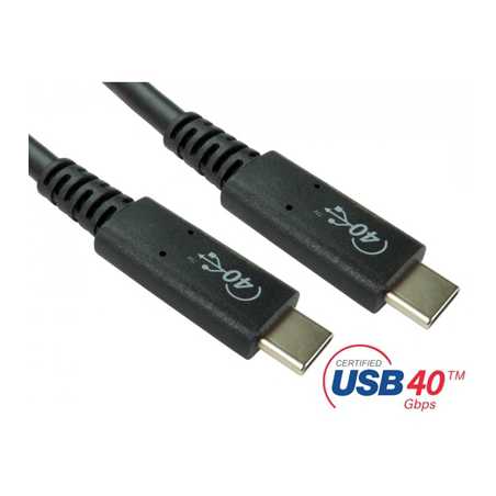 USB 4.0 1m Certified USB 40Gbps 100W Cable USB4-4100