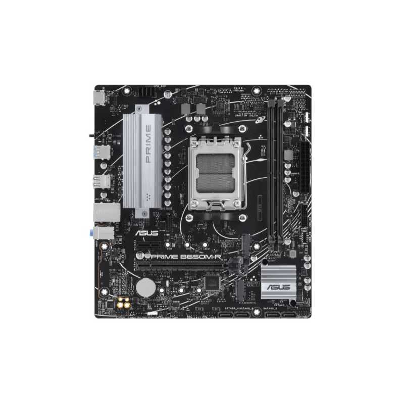 Asus PRIME B650M-R, AMD B650, AM5, Micro ATX, 2 DDR5, HDMI, 2.5G LAN, PCIe4, 2x M.2