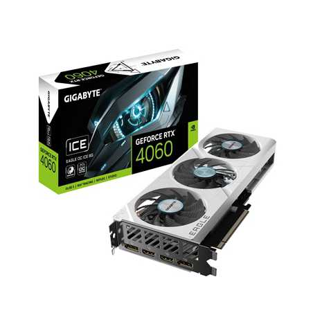 Gigabyte Nvidia GeForce RTX 4060 EAGLE OC ICE 8GB Graphics Card