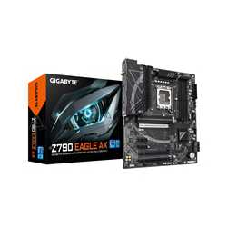 Gigabyte Z790 EAGLE AX Intel 1700 Socket Motherboard, ATX, 4x DDR5 Slots, 3x M.2 Sockets, 1x USB-C Port, Fitted I/O Shield, Wi-F