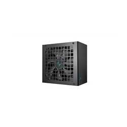 DeepCool PL750D 750W PSU, 120mm Silent Hydro Bearing Fan, 80 PLUS Bronze, Non Modular, UK Plug, Flat Black Cables, Stable with L