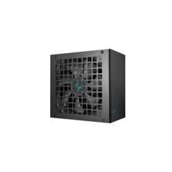 DeepCool PL750D 750W PSU, 120mm Silent Hydro Bearing Fan, 80 PLUS Bronze, Non Modular, UK Plug, Flat Black Cables, Stable with L