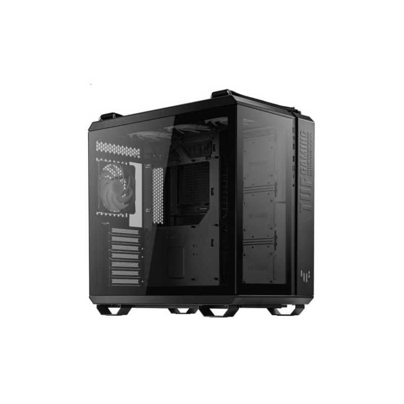 Asus TUF Gaming GT502 Plus Case w/ Front & Side Glass Windows, ATX, Dual Chamber, Modular Design, 4x ARGB Fans & Lighting Hub, U