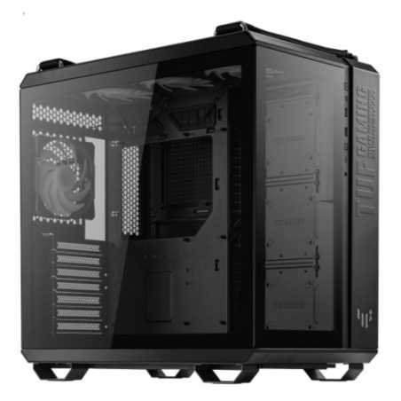 Asus TUF Gaming GT502 Plus Case w/ Front & Side Glass Windows, ATX, Dual Chamber, Modular Design, 4x ARGB Fans & Lighting Hub, U