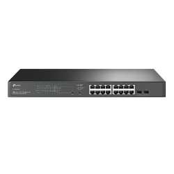 TP-LINK (TL-SG2218P) JetStream 18-Port Gigabit Smart Switch w/ 16-Port PoE+, 2x SFP, IPv6, Centralised Management