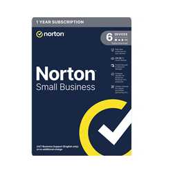 Norton Small Business, Antivirus Software, 6 Devices, 1-year Subscription, Includes 250GB of Cloud Storage, Dark Web Monitoring,