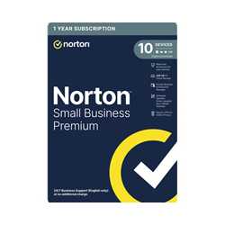 Norton Small Business Premium, Antivirus Software, 10 Devices, 1-year Subscription, Includes 500GB of Cloud Storage, Dark Web Mo
