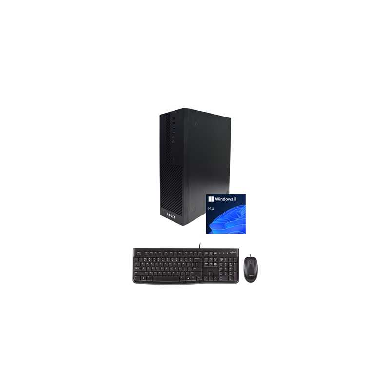 LOGIX 12th Gen Intel Core i5 6 Core Small Form Factor SFF Business PC with 16GB RAM, 500GB SSD, Windows 11 Pro, Keyboard, Mouse 