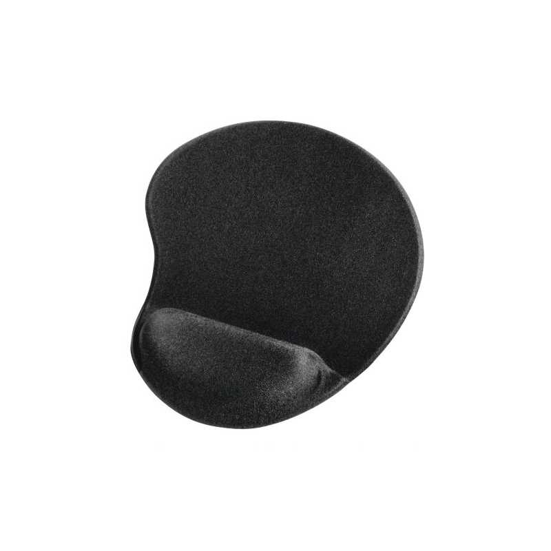 Hama Ergonomic Mini Mouse Pad, Memory Foam Wrist Rest, Non-slip Base, 200 x 230 x 21 mm