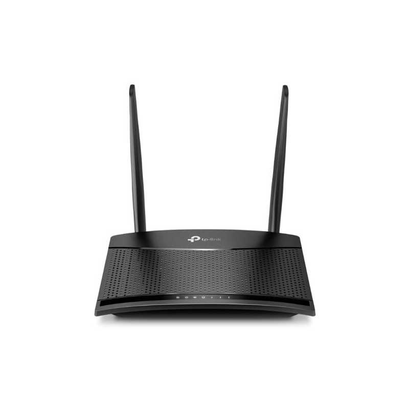 TP-LINK (TL-MR100) 300Mbps Wireless N 4G LTE Router, 1 LAN, 1 LAN/WAN, Detachable Antennas