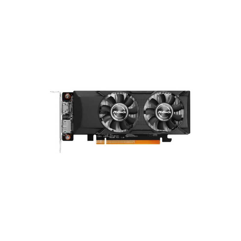 Asrock RX550 Low Profile 4GB, 4GB DDR5, HDMI, DP, 1100MHz Clock, 0dB Cooling
