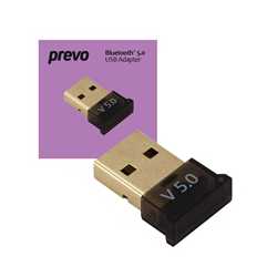 Prevo USBBT Bluetooth 5.0 USB Adapter