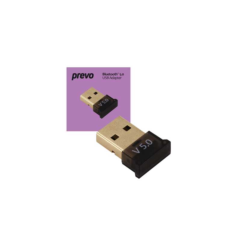 Prevo USBBT Bluetooth 5.0 USB Adapter