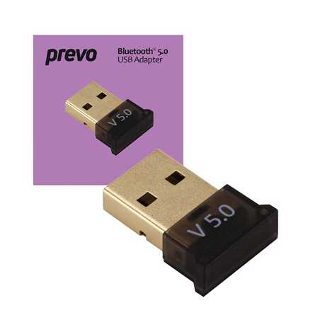 Prevo USBBT Bluetooth 5.0 USB Adapter