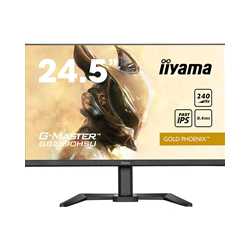 iiyama G-Master Gold Phoenix gaming monitor GB2590HSU-B5 24.5" Black, Ultra Slim Bezel, Full HD, 240Hz, 0.4ms, FreeSync, HDMI, 