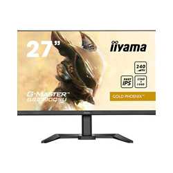 iiyama G-MASTER Gold Phoenix GB2790QSU-B5 27 inch IPS Gaming Monitor, QHD, 1ms, HDMI, DisplayPort, USB Hub, Freesync, 240Hz, Spe