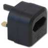 Lindy Euro Transformer to UK Adapter Plug, Black