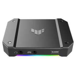 Asus TUF Gaming Capture Box 4KPRO, 4K60 Video, Near-Zero Latency, HDR Passthrough, HDMI, USB-C, VRR, On-board Scaling, RGB Light