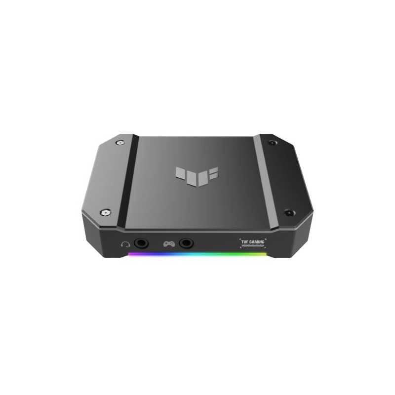 Asus TUF Gaming Capture Box 4KPRO, 4K60 Video, Near-Zero Latency, HDR Passthrough, HDMI, USB-C, VRR, On-board Scaling, RGB Light