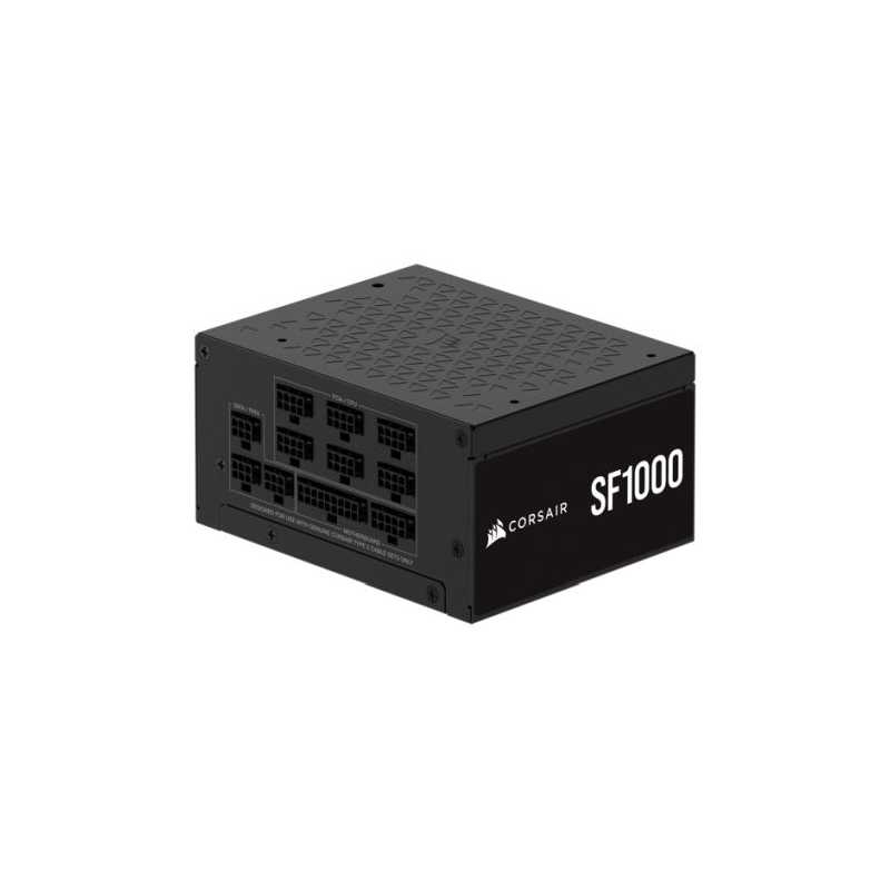 Corsair 1000W SF Series SF1000 SFX PSU, Fully Modular, 80+ Platinum, Fluid Dynamic Fan, ATX 3.1, PCIe 5.1, SFX-to-ATX Bracket