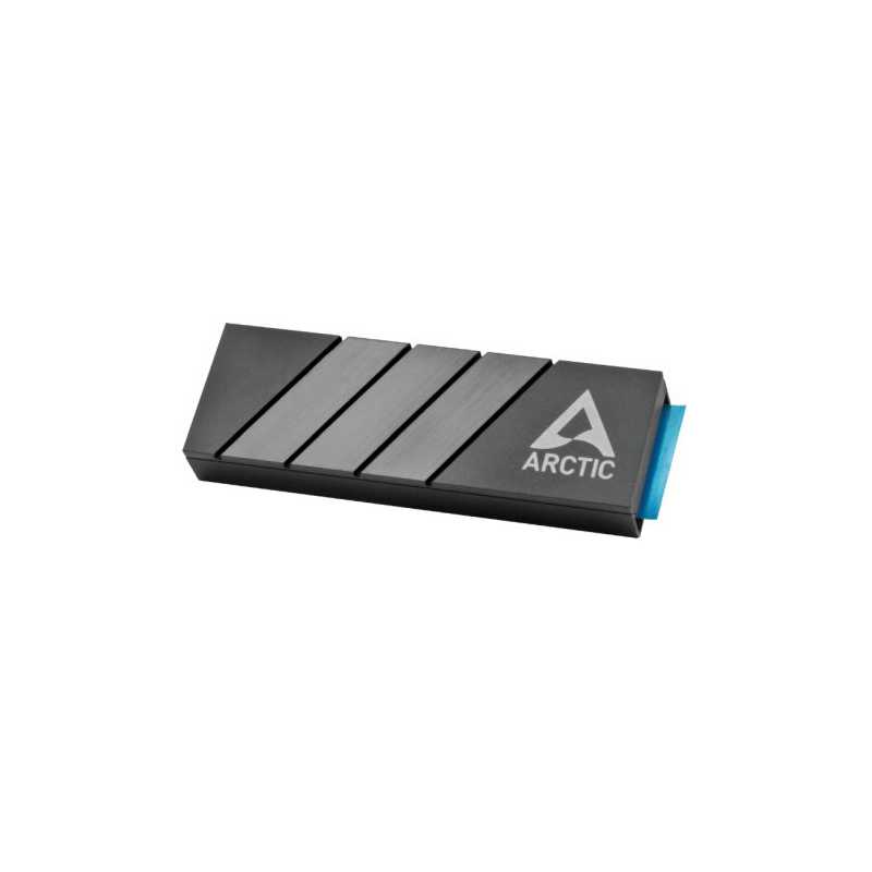 Arctic M2 Pro (Black) M.2 SSD Heatsink, For Single & Double Sided M.2 2280 Modules, Thermal Pads Included