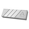 Arctic M2 Pro (Silver) M.2 SSD Heatsink, For Single & Double Sided M.2 2280 Modules, Thermal Pads Included