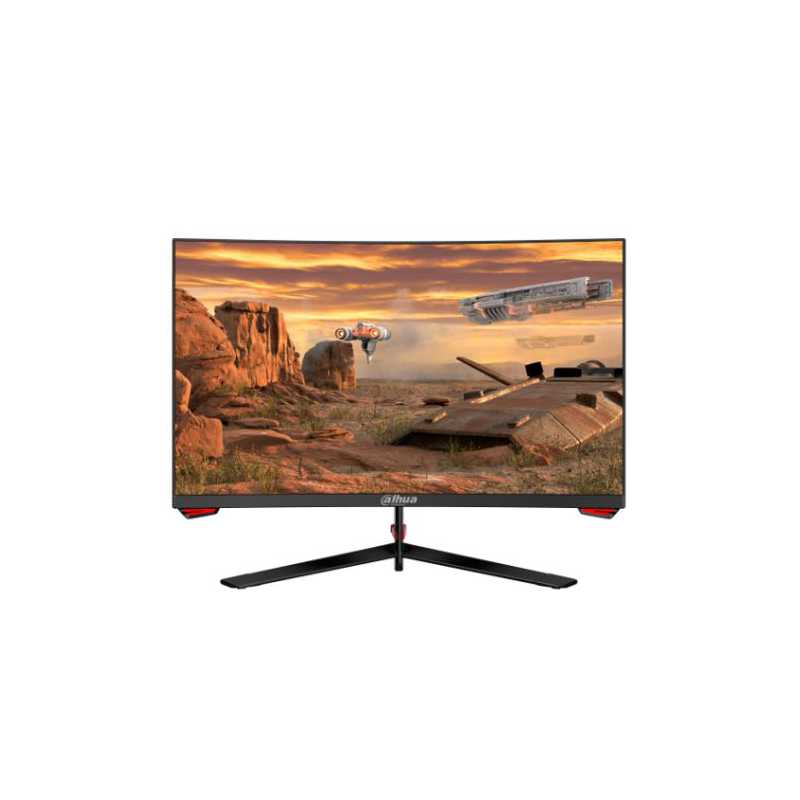 Dahua 27" Curved Gaming Monitor (DHI-LM27-E230C), 1920 x 1080, 1ms, 2 HDMI, DP, 180Hz, DCR Intelligent Processing, VESA