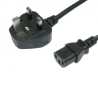 UK Mains to IEC Kettle 10m Black OEM Power Cable