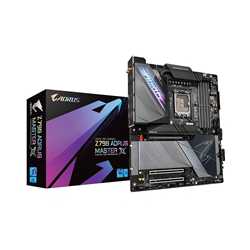 Gigabyte Z790 AORUS MASTER X Intel 1700 Socket Motherboard, E-ATX, 4x DDR5 Slots, 5x M.2 Sockets, 4x USB-C Port, Fitted I/O Shie