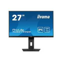 iiyama Prolite XU2793QS-B6 27 inch IPS Monitor, WQHD, 1ms, HDMI, DisplayPort, 100Hz, Speakers, Black, Internal PSU, VESA