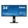 iiyama Prolite XUB3493WQSU-B5 34 inch IPS Monitor, Ultra Wide UWQHD, PIP, Freesync, 4ms, HDMI, DisplayPort, USB-Hub, 75Hz, Speak