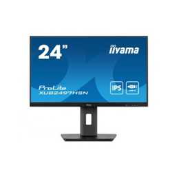 iiyama Prolite XUB2497HSN-B1 24 inch IPS Monitor, USB-C Dock, RJ45(LAN), Full HD, 1ms, HDMI, DisplayPort, USB-Hub, USB-C, 100Hz,