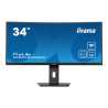 iiyama Prolite XCB3494WQSN-B5 34 inch Curved Monitor, USB-C Dock, RJ45 (LAN), KVM Switch, UWQHD, 0.4ms, HDMI, DisplayPort, USB-H