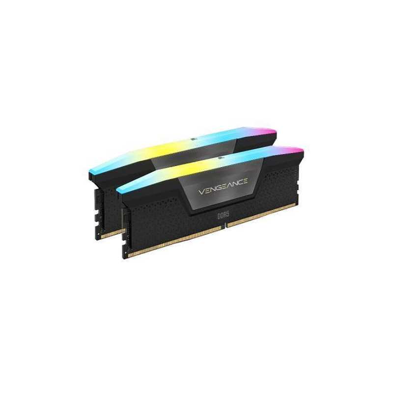 Corsair Vengeance RGB 64GB Kit (2 x 32GB), DDR5, 6400MHz (PC5-51200), CL32, 1.4V, XMP 3.0, PMIC, DIMM Memory