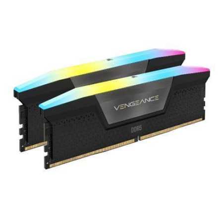 Corsair Vengeance RGB 64GB Kit (2 x 32GB), DDR5, 6400MHz (PC5-51200), CL32, 1.4V, XMP 3.0, PMIC, DIMM Memory