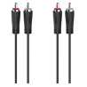 Hama 2x RCA Plugs to 2x RCA Plugs, 5 Metre