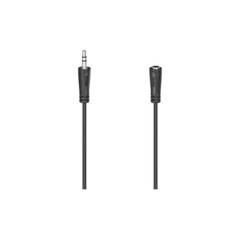 Hama 3.5mm Jack Stereo Cable, Male to Female, 3 Metre