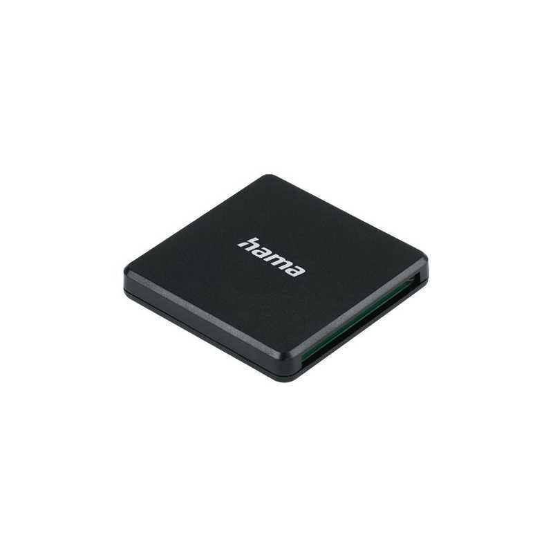 Hama External USB 3.0 Multi-Card Reader, SD/microSD/CF, Black, USB Powered