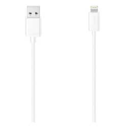 Hama Charging/Data USB-A to Lightning Cable, USB 2.0, 480Mbps, 1.5 Metre, White