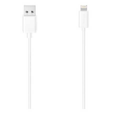 Hama Charging/Data USB-A to Lightning Cable, USB 2.0, 480Mbps, 1.5 Metre, White